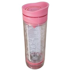 DAVIDsTEA Iced Tea Press NWT 16oz Clear Bird In Tree‎